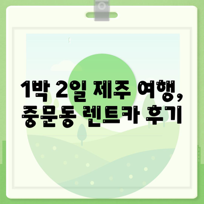 제주도 서귀포시 중문동 렌트카 가격비교 | 리스 | 장기대여 | 1일비용 | 비용 | 소카 | 중고 | 신차 | 1박2일 2024후기