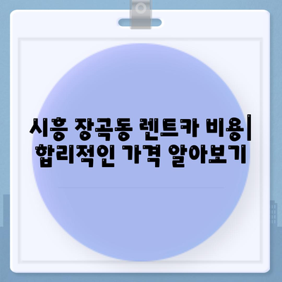 경기도 시흥시 장곡동 렌트카 가격비교 | 리스 | 장기대여 | 1일비용 | 비용 | 소카 | 중고 | 신차 | 1박2일 2024후기