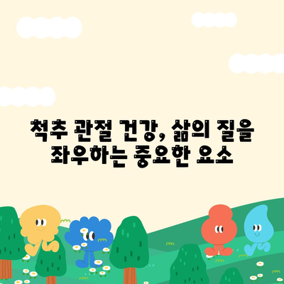 척추 관절통증 관리, 치료의 중요성