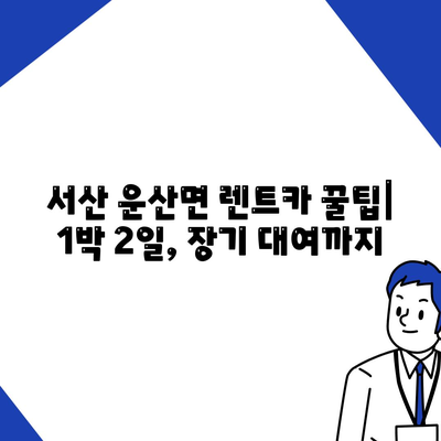 충청남도 서산시 운산면 렌트카 가격비교 | 리스 | 장기대여 | 1일비용 | 비용 | 소카 | 중고 | 신차 | 1박2일 2024후기