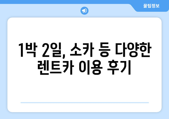 제주도 서귀포시 서홍동 렌트카 가격비교 | 리스 | 장기대여 | 1일비용 | 비용 | 소카 | 중고 | 신차 | 1박2일 2024후기