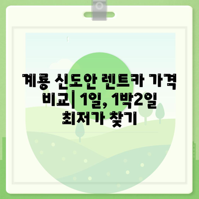 충청남도 계룡시 신도안면 렌트카 가격비교 | 리스 | 장기대여 | 1일비용 | 비용 | 소카 | 중고 | 신차 | 1박2일 2024후기