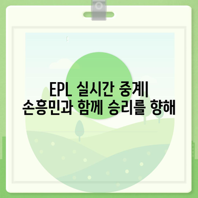 손흥민 경기 생중계| 실시간 스포츠 중계 & 하이라이트 영상 | 손흥민, 축구, EPL, 프리미어리그, 중계, 스포츠