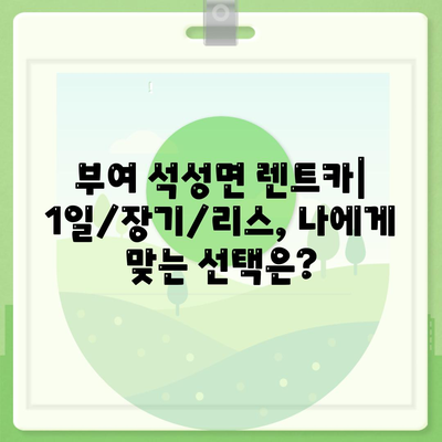 충청남도 부여군 석성면 렌트카 가격비교 | 리스 | 장기대여 | 1일비용 | 비용 | 소카 | 중고 | 신차 | 1박2일 2024후기