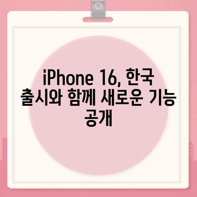 iPhone 16 한국 1차 출시국 확정, 가격 인상 및 더 커진 디스플레이