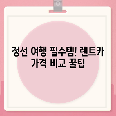 강원도 정선군 남면 렌트카 가격비교 | 리스 | 장기대여 | 1일비용 | 비용 | 소카 | 중고 | 신차 | 1박2일 2024후기