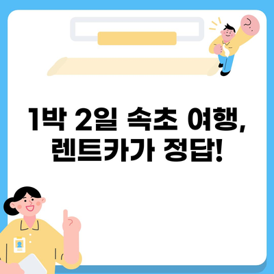 강원도 속초시 교동 렌트카 가격비교 | 리스 | 장기대여 | 1일비용 | 비용 | 소카 | 중고 | 신차 | 1박2일 2024후기