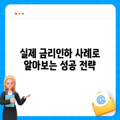 대출 금리인하요구권, 성공적인 행사를 위한 완벽 가이드 | 금리인하, 요건, 절차, 성공사례, 주의사항