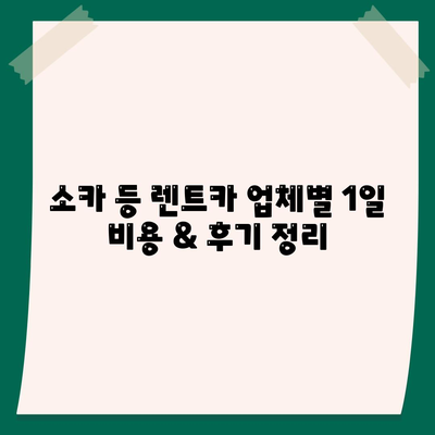 울산시 북구 송정동 렌트카 가격비교 | 리스 | 장기대여 | 1일비용 | 비용 | 소카 | 중고 | 신차 | 1박2일 2024후기