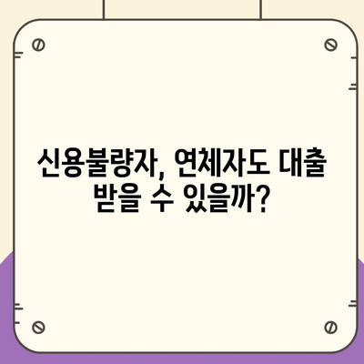 연체자도 대출 가능한 곳 5곳 | 신용불량자 대출, 연체 대출, 저신용자 대출