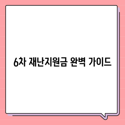 6차 재난지원금 신청부터 사용처, 잔액 조회까지 한번에! | 6차 재난지원금, 신청, 사용처, 잔액조회, 가이드