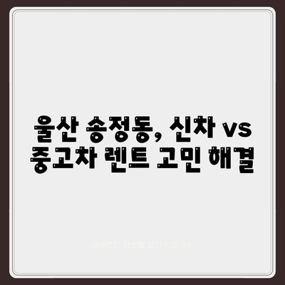 울산시 북구 송정동 렌트카 가격비교 | 리스 | 장기대여 | 1일비용 | 비용 | 소카 | 중고 | 신차 | 1박2일 2024후기