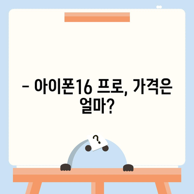 아이폰16 프로 디자인 및 출시일 | 실물은?