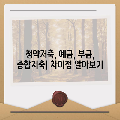 나에게 맞는 청약통장 찾기| 은행별 청약통장 비교 가이드 | 청약, 주택청약, 청약저축, 청약예금, 청약부금, 청약종합저축