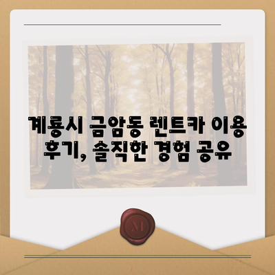 충청남도 계룡시 금암동 렌트카 가격비교 | 리스 | 장기대여 | 1일비용 | 비용 | 소카 | 중고 | 신차 | 1박2일 2024후기