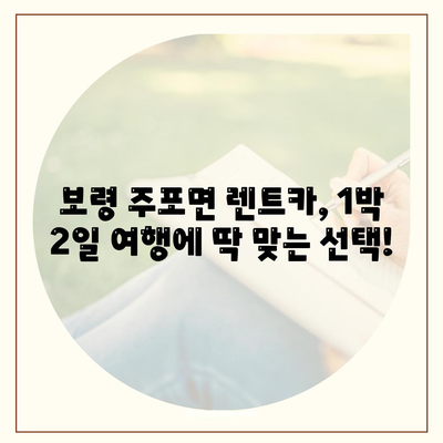 충청남도 보령시 주포면 렌트카 가격비교 | 리스 | 장기대여 | 1일비용 | 비용 | 소카 | 중고 | 신차 | 1박2일 2024후기