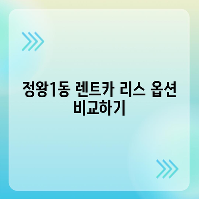 경기도 시흥시 정왕1동 렌트카 가격비교 | 리스 | 장기대여 | 1일비용 | 비용 | 소카 | 중고 | 신차 | 1박2일 2024후기