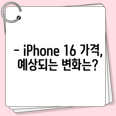 iPhone 16 출시일, 7월 기준 루머 요약