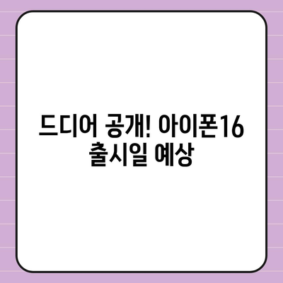 아이폰16 역시 짝수 판매 성공? 유출된 디자인, 색상, 가격, 출시일