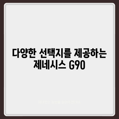 제네시스 G90 렌트, 다양한 이유가 있습니다