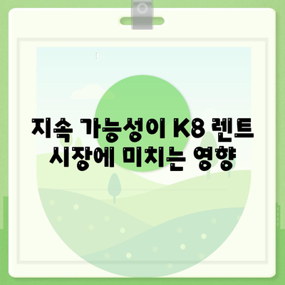 K8 하이브리드 장기 렌트 시장 확대 전망 및 전략 수립