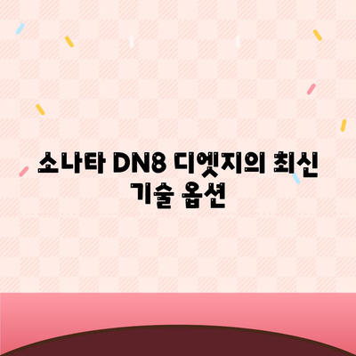 소나타 DN8 디엣지 월렌트 소개