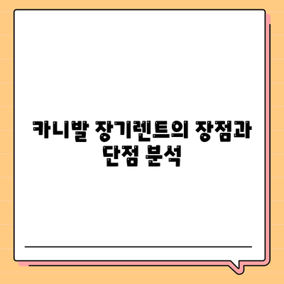 카니발 장기렌트 견적에 대해 의문이 드시면 분석해보세요