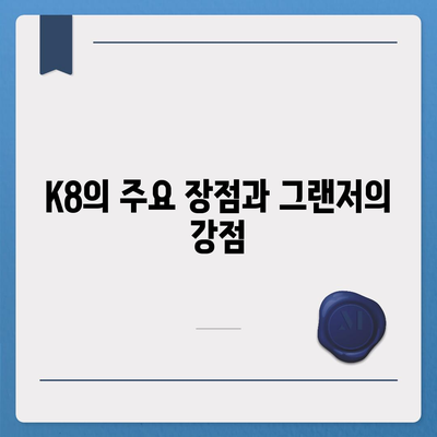 K8 vs 그랜저 장기렌트 비교