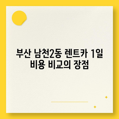 부산시 수영구 남천2동 렌트카 가격비교 | 리스 | 장기대여 | 1일비용 | 비용 | 소카 | 중고 | 신차 | 1박2일 2024후기