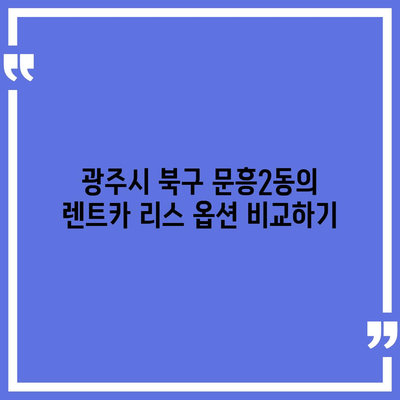 광주시 북구 문흥2동 렌트카 가격비교 | 리스 | 장기대여 | 1일비용 | 비용 | 소카 | 중고 | 신차 | 1박2일 2024후기