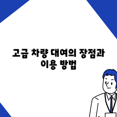 사고대차 및 교통사고 렌트에서 슈퍼카도 가능