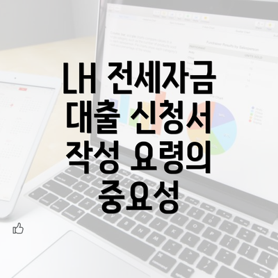 LH 전세자금 대출 신청서 작성 요령의 중요성