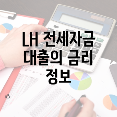 LH 전세자금 대출의 금리 정보