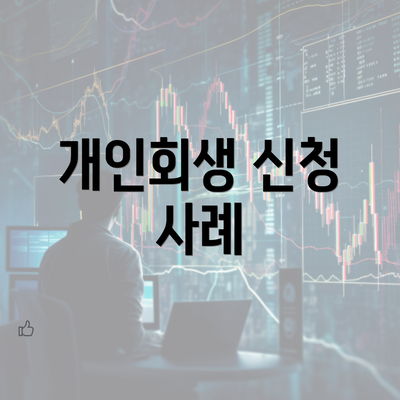 개인회생 신청 사례