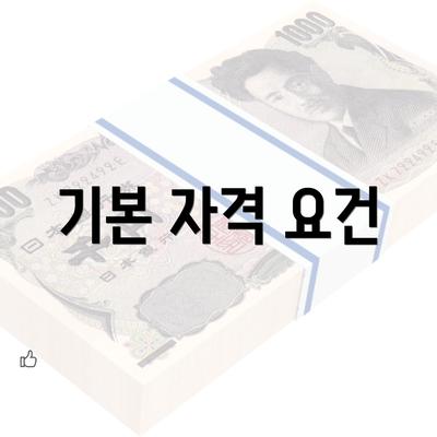 기본 자격 요건