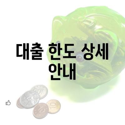 대출 한도 상세 안내