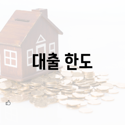 대출 한도