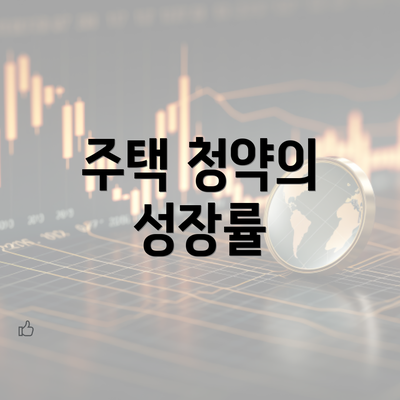 주택 청약의 성장률