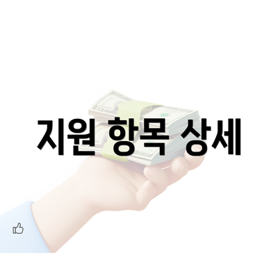 지원 항목 상세