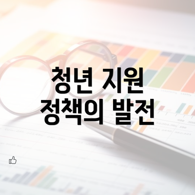 청년 지원 정책의 발전