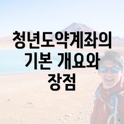 청년도약계좌의 기본 개요와 장점