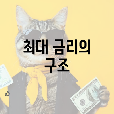 최대 금리의 구조