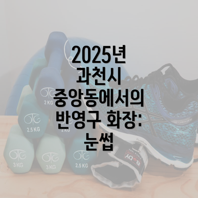 2025년 과천시 중앙동에서의 반영구 화장: 눈썹