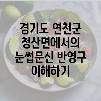 경기도 연천군 청산면에서의 눈썹문신 반영구 이해하기