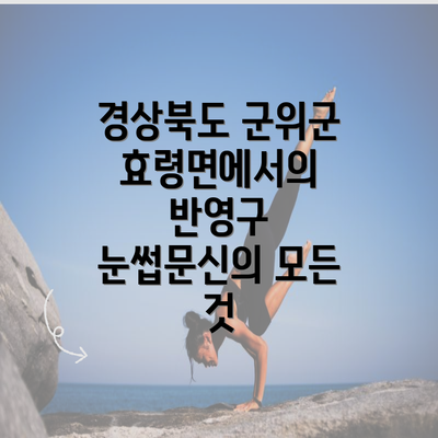 경상북도 군위군 효령면에서의 반영구 눈썹문신의 모든 것