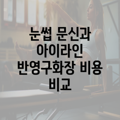 눈썹 문신과 아이라인 반영구화장 비용 비교