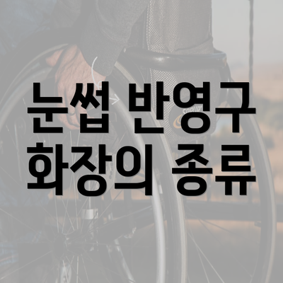눈썹 반영구 화장의 종류