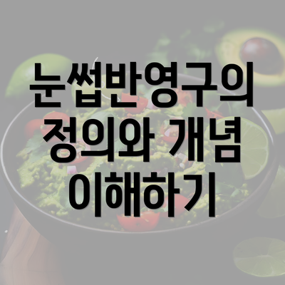 눈썹반영구의 정의와 개념 이해하기