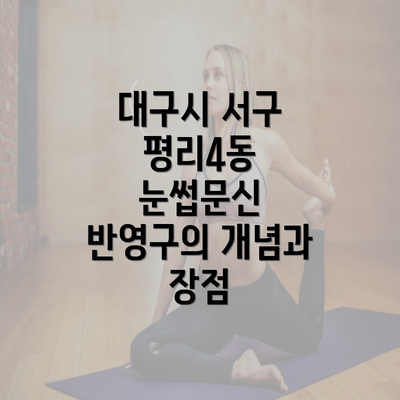 대구시 서구 평리4동 눈썹문신 반영구의 개념과 장점