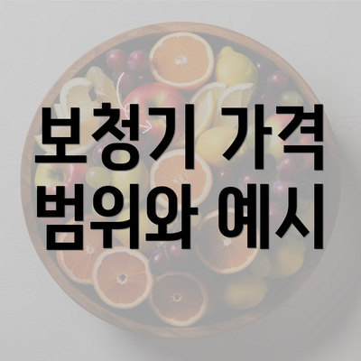 보청기 가격 범위와 예시